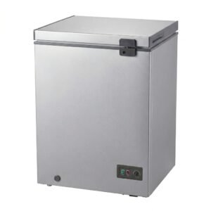 ELBA 130L Chest Freezer Grey Storage