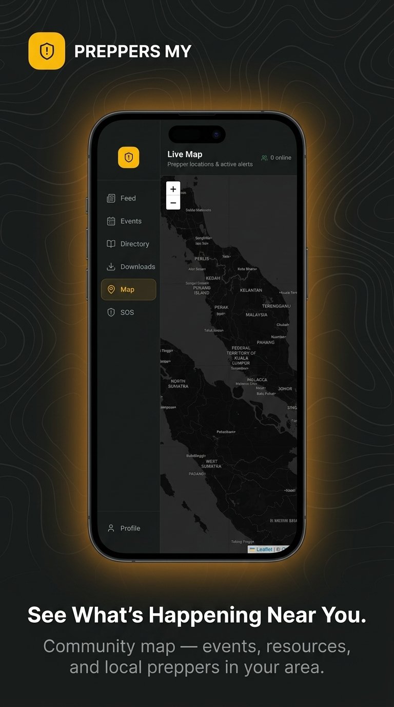 PreppersMY App Maps